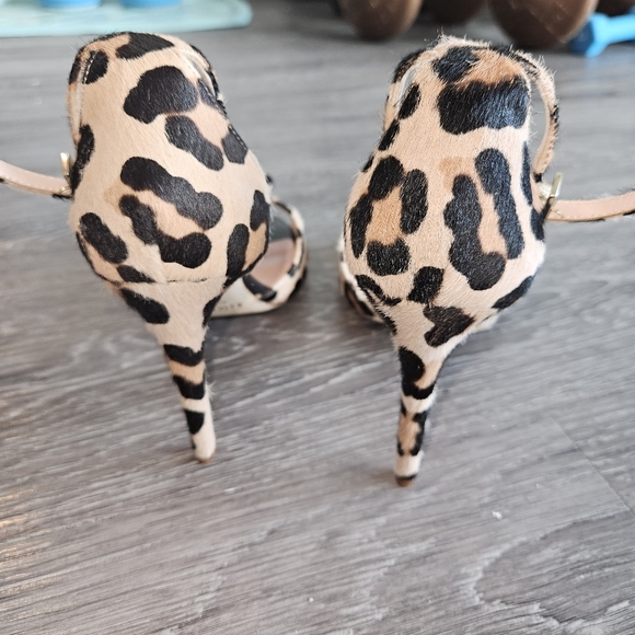 Kate SpadeNew York ismay Leopard Print open toe heel with bow - Picture 7 of 7